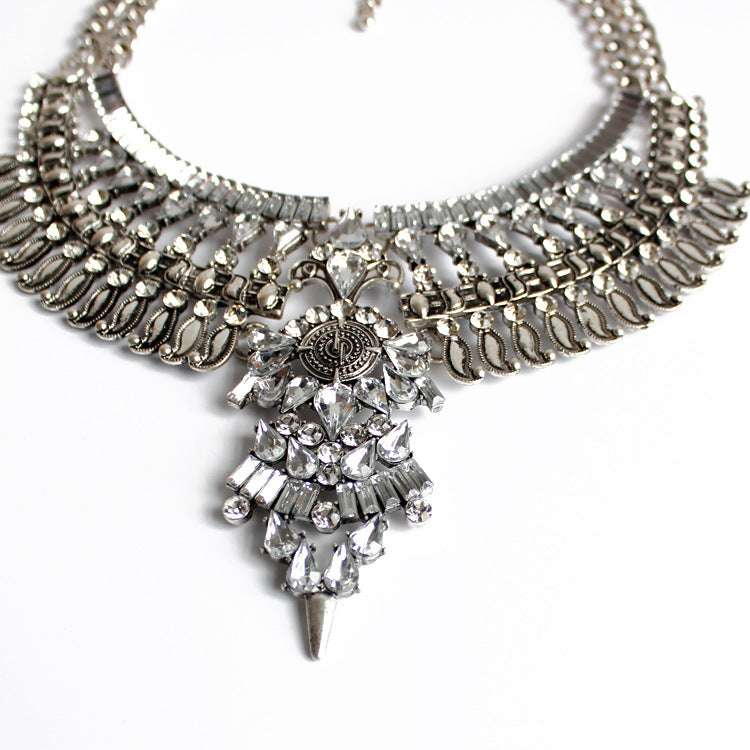 Alloy Diamond Bohomian Retro Traditional Style Necklace | Orazek UK Ltd
