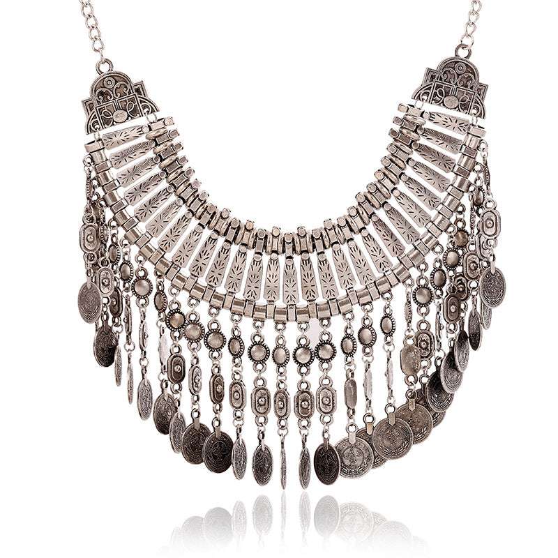 Alloy Diamond Bohomian Retro Traditional Style Necklace | Orazek UK Ltd