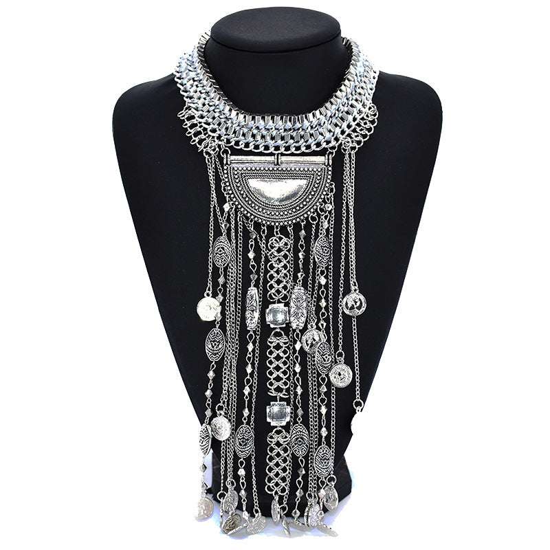 Alloy Diamond Bohomian Retro Traditional Style Necklace | Orazek UK Ltd