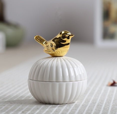 Animal figurine decor jewelry box squirrel rabbit cat bird crafts gift home decor jar | Orazek UK Ltd