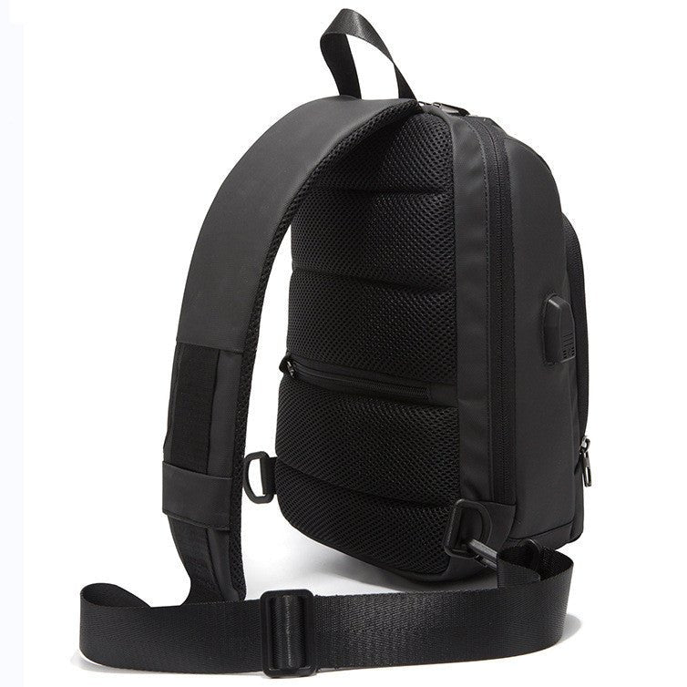 Anti-theft Lock Upscale Chest Bag Men Shoulder Bags USB Charging Crossbody Bags Summer Short Trip Travel Messengers Bag Unisex | Orazek UK Ltd