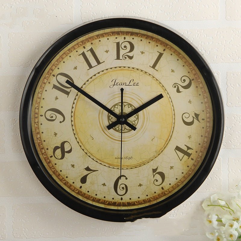 Arabic Digital Bedroom Study Mute Second Sweeping Wall Clocks | Orazek UK Ltd