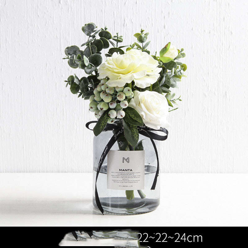 Artificial Green Plant Ornaments Potted Ornaments Green Plants Fake Flower Ornaments | Orazek UK Ltd