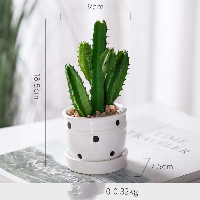 Artificial Green Plant Ornaments Potted Ornaments Green Plants Fake Flower Ornaments Orazek UK Ltd
