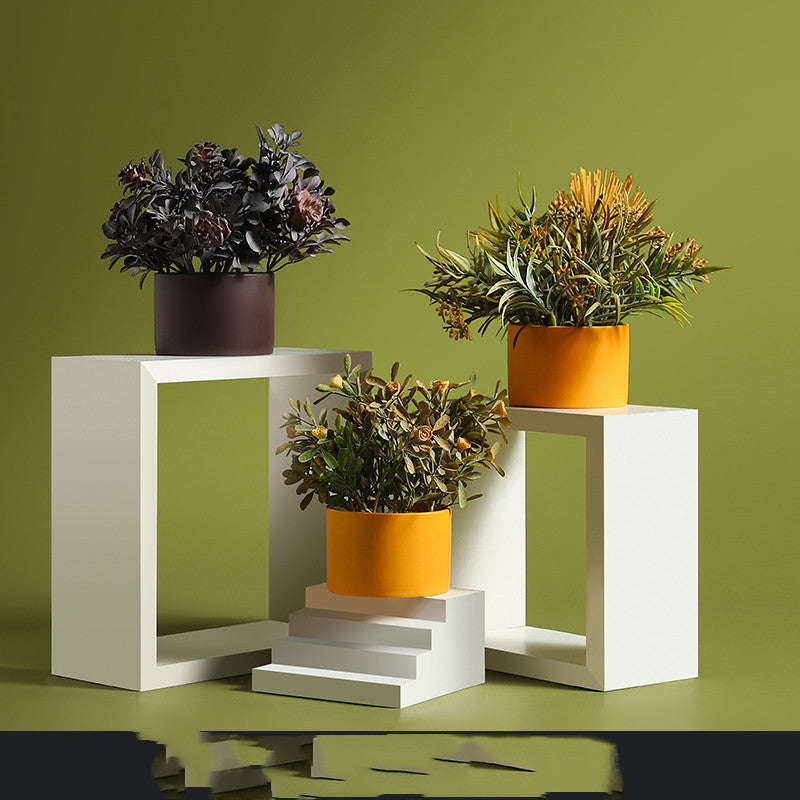 Artificial Green Plant Ornaments Potted Ornaments Green Plants Fake Flower Ornaments Orazek UK Ltd
