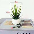 Artificial Green Plants Potted Artificial Flowers Small Ornaments | Orazek UK Ltd