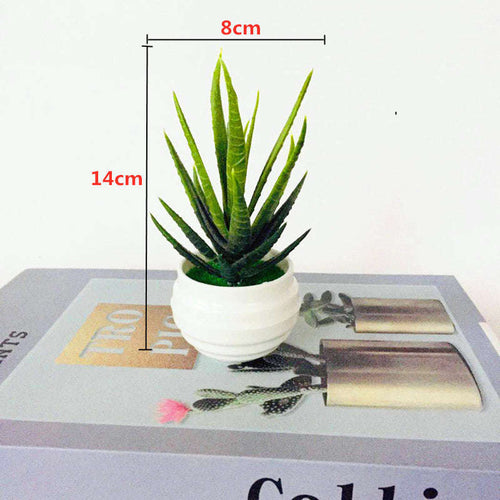 Artificial Green Plants Potted Artificial Flowers Small Ornaments Orazek UK Ltd