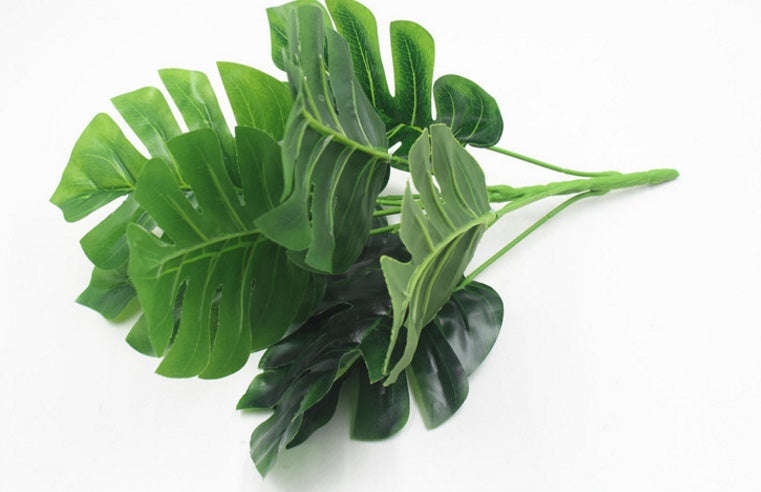 Artificial Plants Green Turtle Leaves Orazek UK Ltd