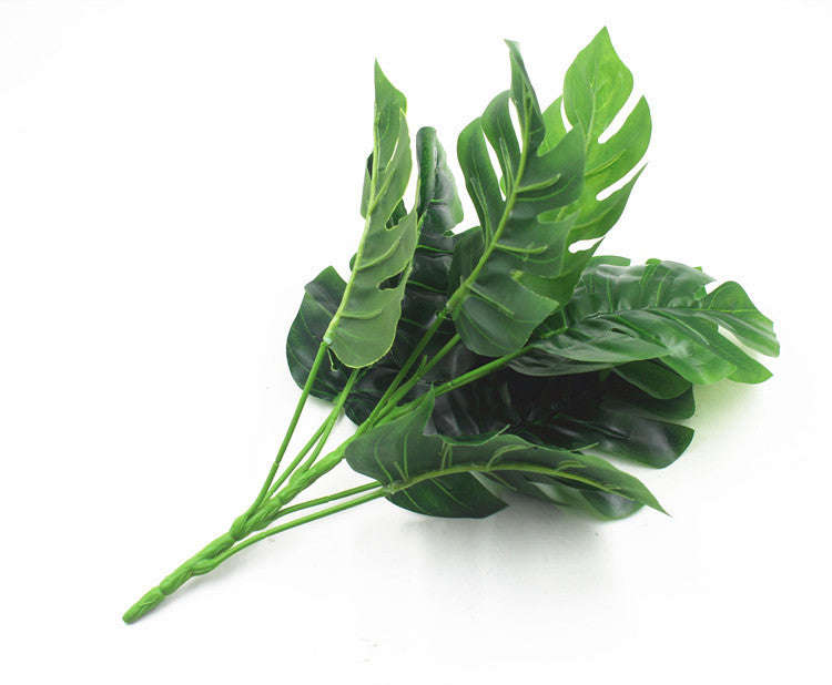 Artificial Plants Green Turtle Leaves Orazek UK Ltd