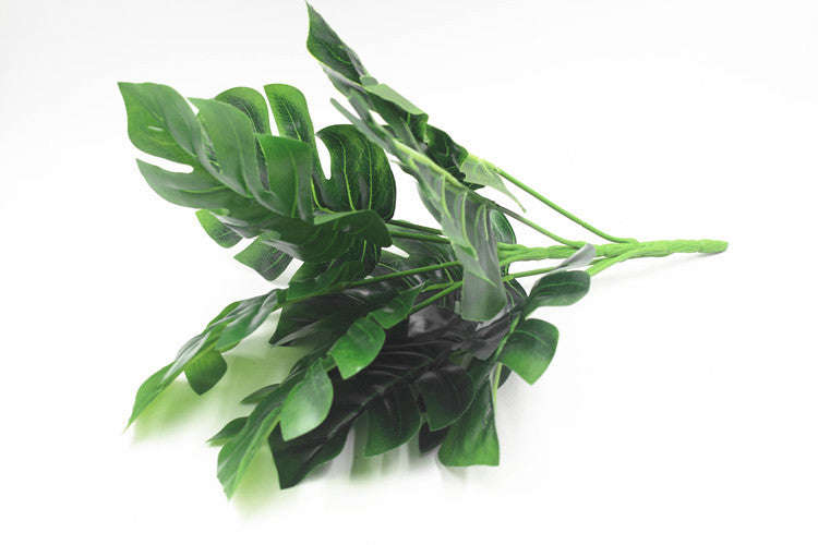 Artificial Plants Green Turtle Leaves Orazek UK Ltd