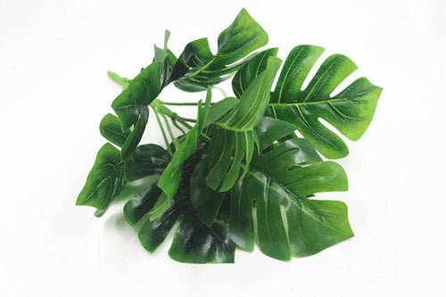 Artificial Plants Green Turtle Leaves Orazek UK Ltd
