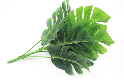 Artificial Plants Green Turtle Leaves Orazek UK Ltd