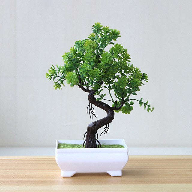 Artificial Potted Green Small Arborous Plants | Orazek UK Ltd