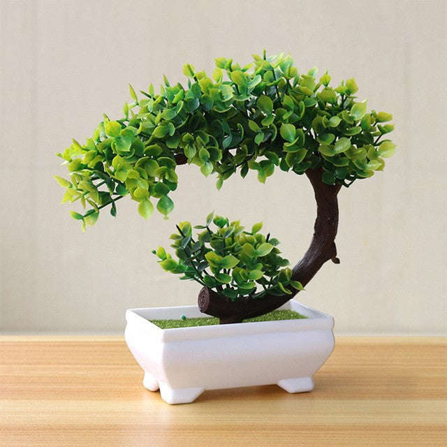 Artificial Potted Green Small Arborous Plants | Orazek UK Ltd