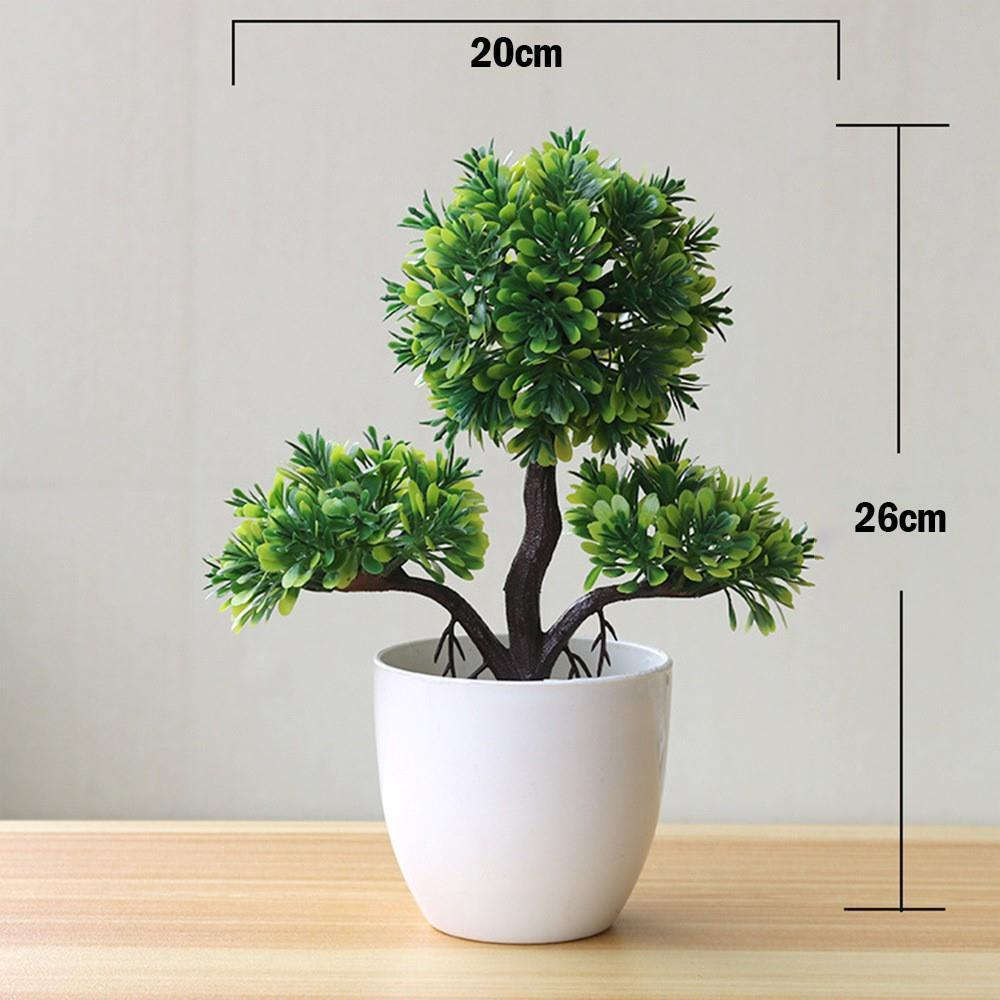 Artificial Potted Green Small Arborous Plants | Orazek UK Ltd