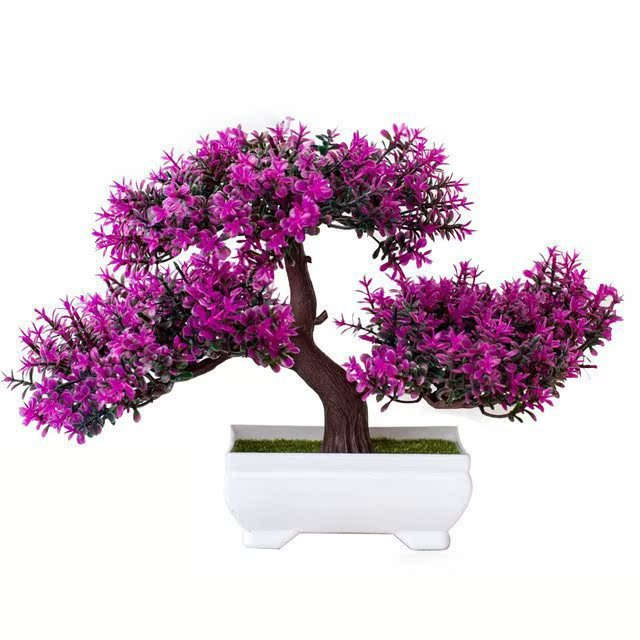 Artificial Potted Green Small Arborous Plants Orazek UK Ltd