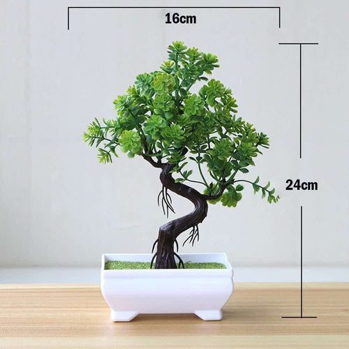 Artificial Potted Green Small Arborous Plants Orazek UK Ltd