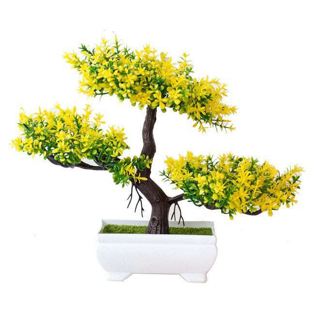 Artificial Potted Green Small Arborous Plants Orazek UK Ltd