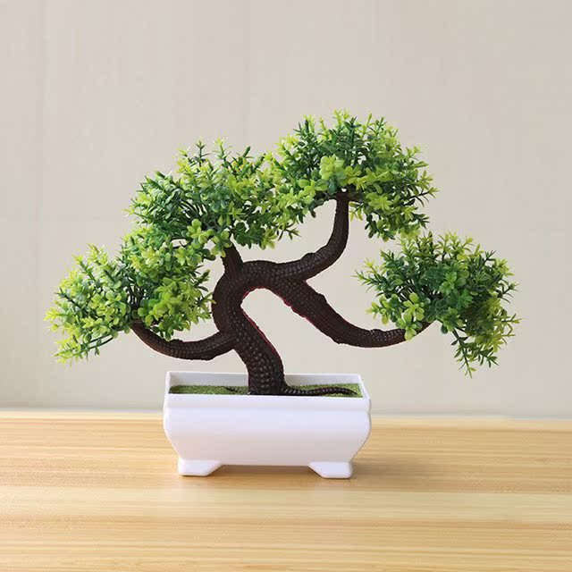 Artificial Potted Green Small Arborous Plants Orazek UK Ltd