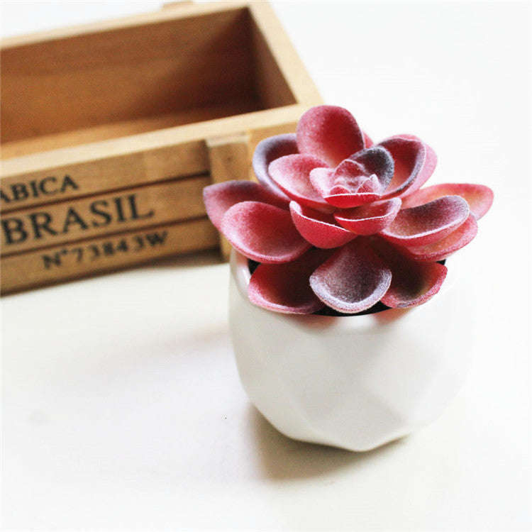 Artificial Succulent Bonsai Creative Ornaments for Home Table Garden Decoration Artificial Plants with Pot | Orazek UK Ltd