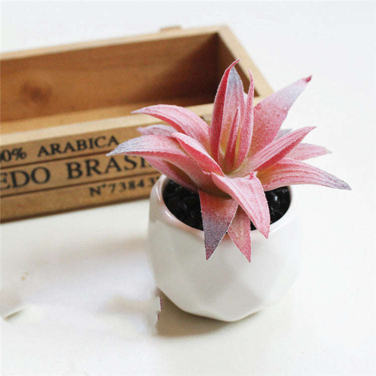 Artificial Succulent Bonsai Creative Ornaments for Home Table Garden Decoration Artificial Plants with Pot | Orazek UK Ltd