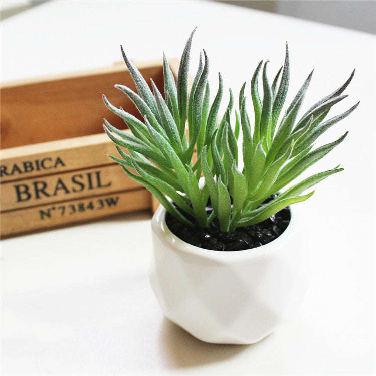 Artificial Succulent Bonsai Creative Ornaments for Home Table Garden Decoration Artificial Plants with Pot | Orazek UK Ltd