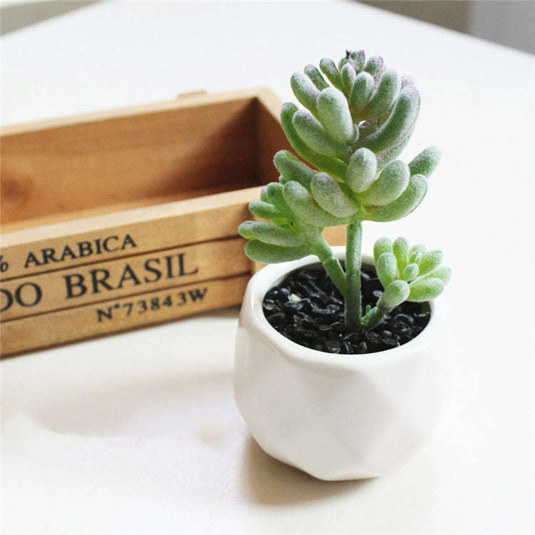 Artificial Succulent Bonsai Creative Ornaments for Home Table Garden Decoration Artificial Plants with Pot Orazek UK Ltd
