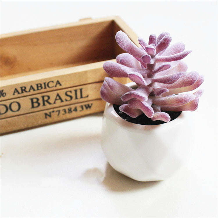 Artificial Succulent Bonsai Creative Ornaments for Home Table Garden Decoration Artificial Plants with Pot Orazek UK Ltd