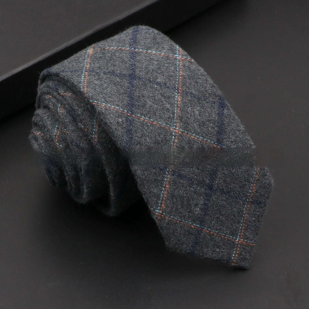 Artificial Woolen Necktie Korean Casual Accessories | Orazek UK Ltd