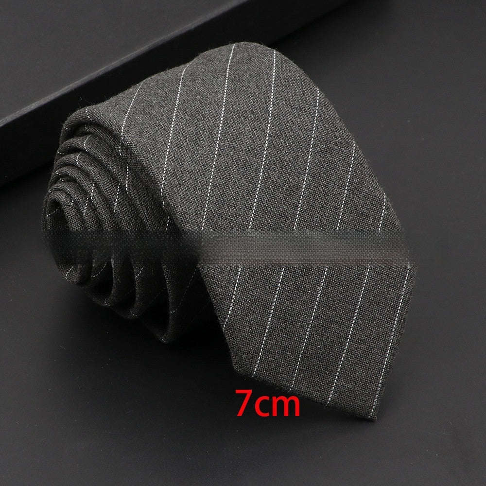 Artificial Woolen Necktie Korean Casual Accessories | Orazek UK Ltd