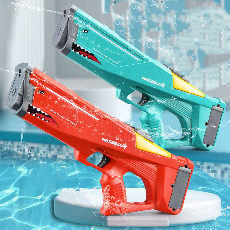 Automatic Electric Water Gun Toys Shark High Pressure Outdoor Summer Beach Toy Kids Water Fight Pool Party Water Toy | Orazek UK Ltd