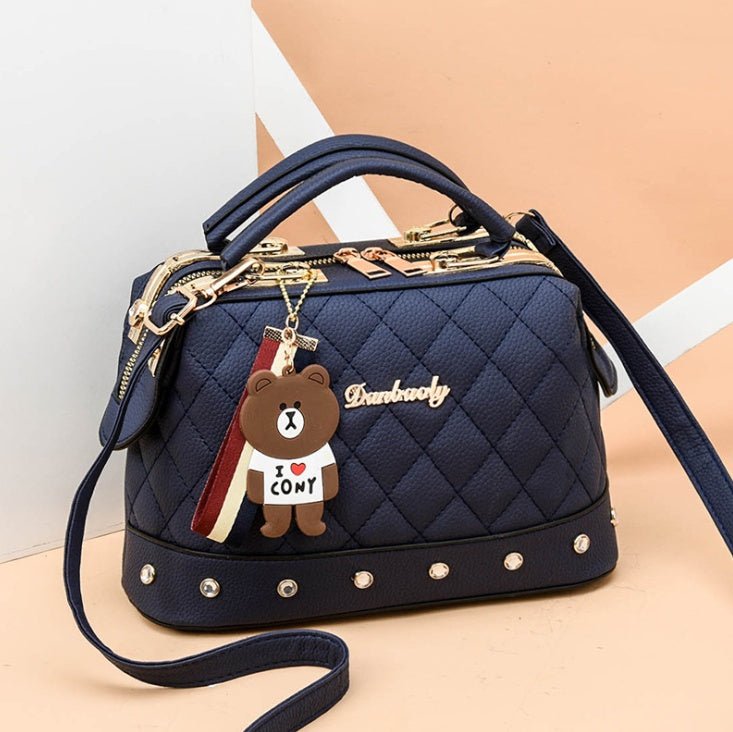 autumn and winter trend new single shoulder diagonal small bag Korean fashion handbag small square bag | Orazek UK Ltd