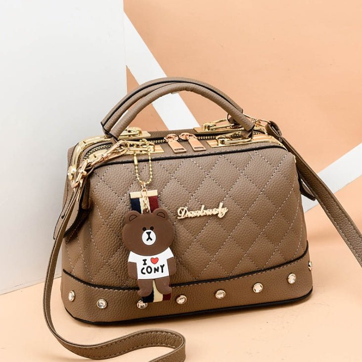 autumn and winter trend new single shoulder diagonal small bag Korean fashion handbag small square bag | Orazek UK Ltd