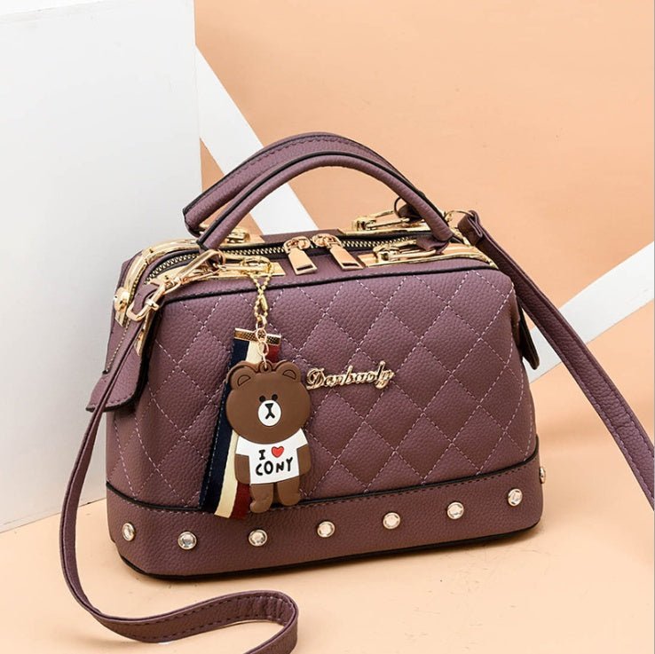 autumn and winter trend new single shoulder diagonal small bag Korean fashion handbag small square bag | Orazek UK Ltd