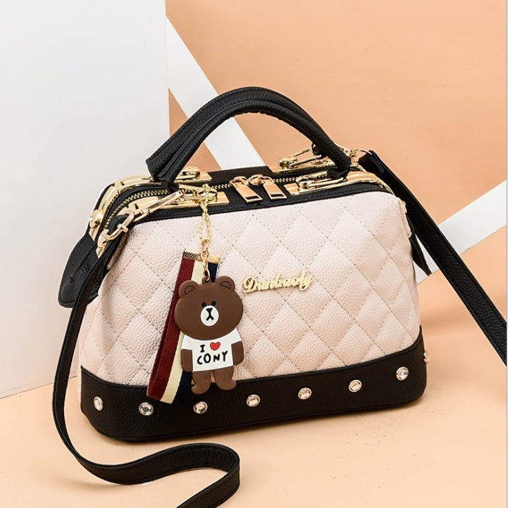 autumn and winter trend new single shoulder diagonal small bag Korean fashion handbag small square bag | Orazek UK Ltd