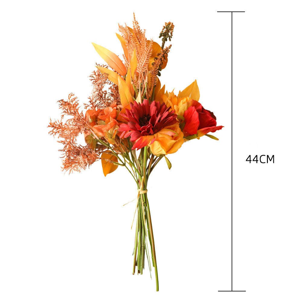Autumn Color Bouquets Of Green Plants Wholesale Artificial Flowers | Orazek UK Ltd