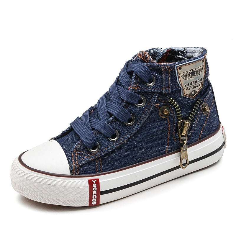 Autumn Expert Skill Children Casual Shoes Boys Girls Sport Shoes Breathable Denim Sneakers Kids Canvas Shoes Baby Boots | Orazek UK Ltd