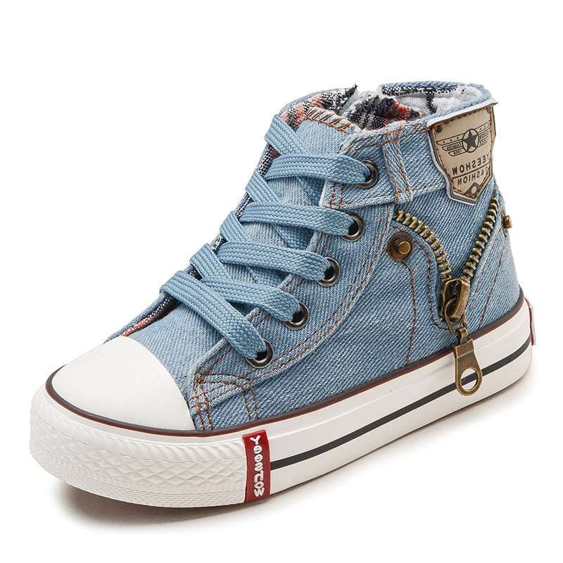 Autumn Expert Skill Children Casual Shoes Boys Girls Sport Shoes Breathable Denim Sneakers Kids Canvas Shoes Baby Boots Orazek UK Ltd