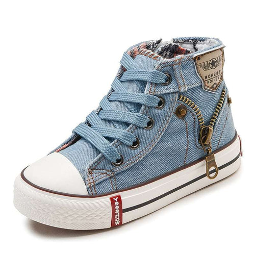 Autumn Expert Skill Children Casual Shoes Boys Girls Sport Shoes Breathable Denim Sneakers Kids Canvas Shoes Baby Boots Orazek UK Ltd