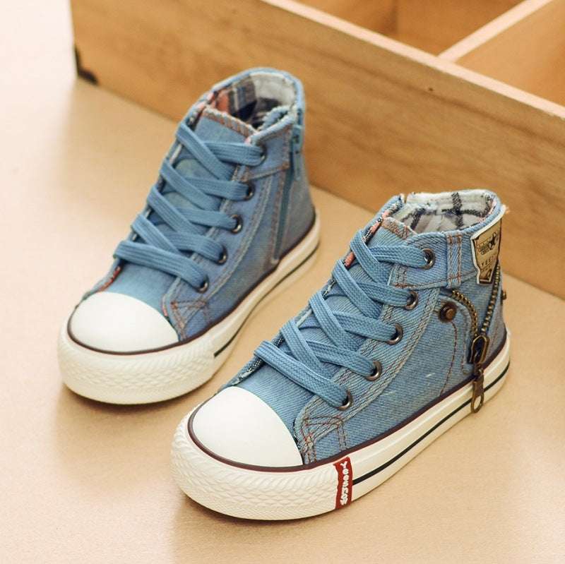 Autumn Expert Skill Children Casual Shoes Boys Girls Sport Shoes Breathable Denim Sneakers Kids Canvas Shoes Baby Boots Orazek UK Ltd