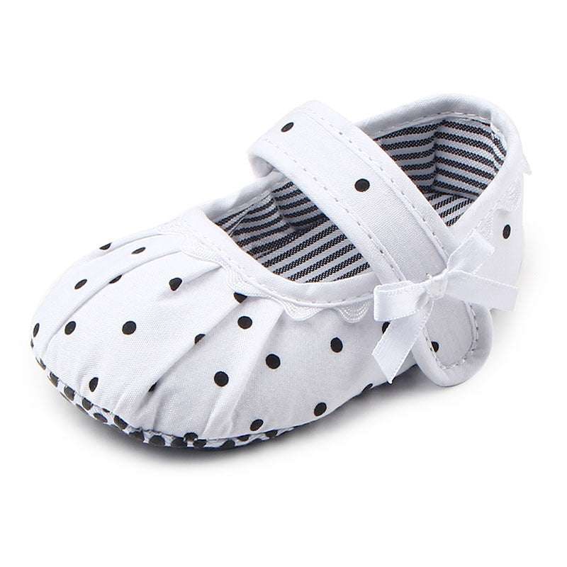 Baby Girl Shoes Cute Polka Dot Princess Kid Anti-slip On Shoes | Orazek UK Ltd