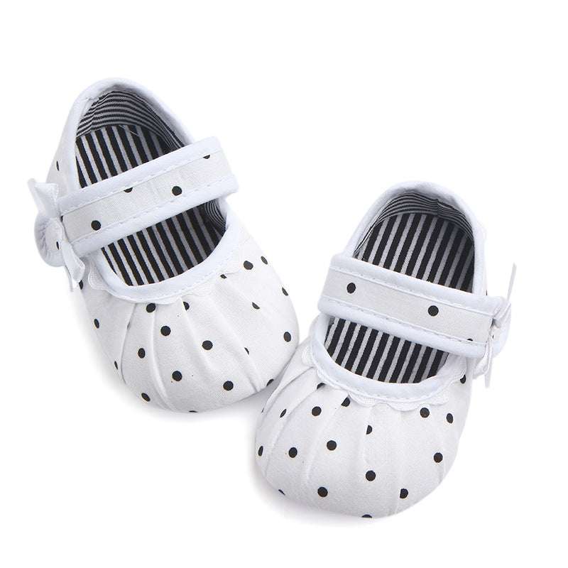 Baby Girl Shoes Cute Polka Dot Princess Kid Anti-slip On Shoes | Orazek UK Ltd