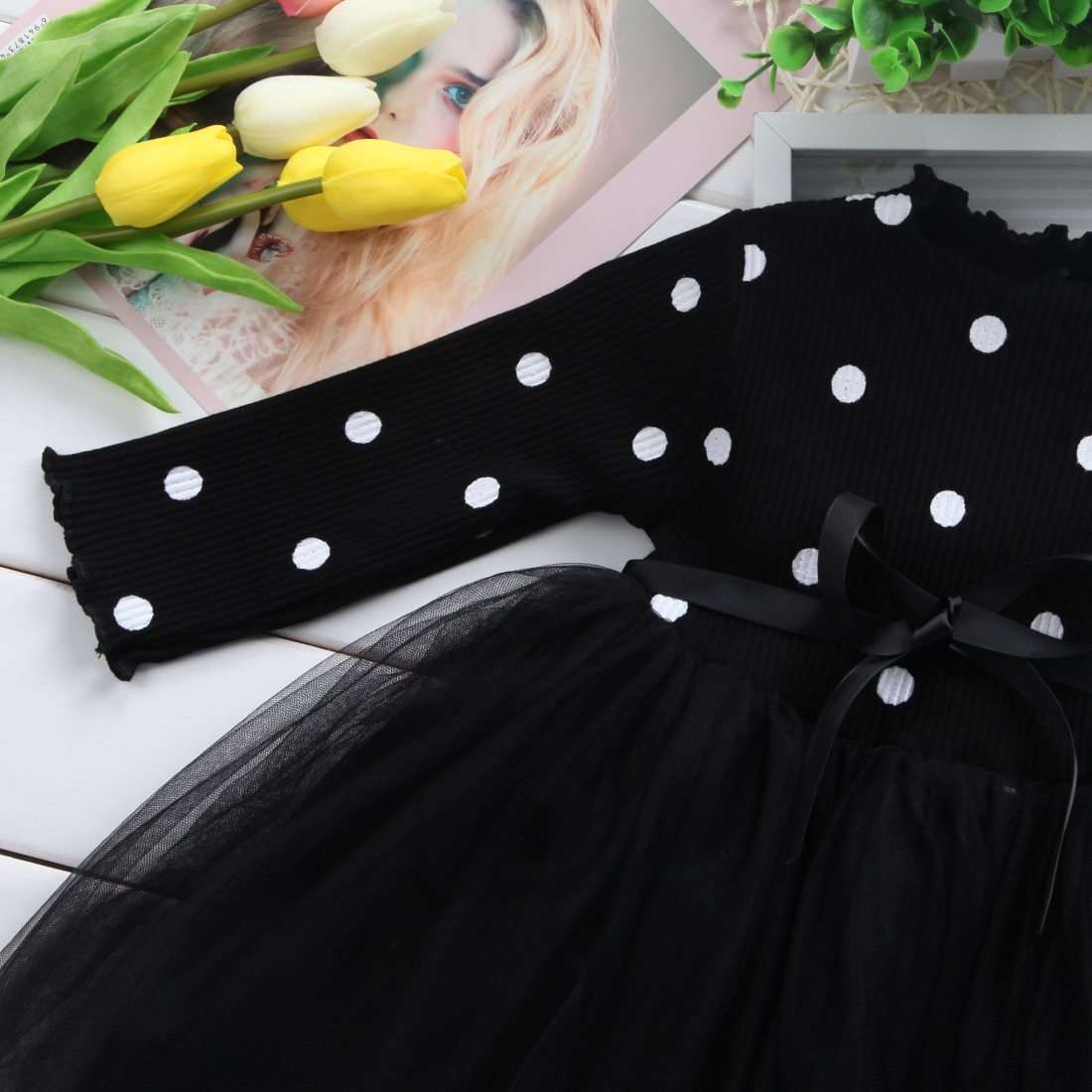 Baby Girls Spring Winter Long Sleeve Tutu Lace Dresses Infantil Newborn Party Clothes Casual Wear | Orazek UK Ltd