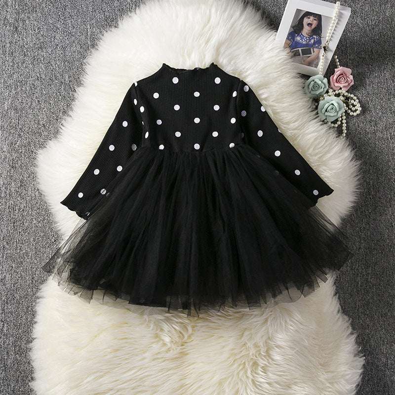 Baby Girls Spring Winter Long Sleeve Tutu Lace Dresses Infantil Newborn Party Clothes Casual Wear | Orazek UK Ltd