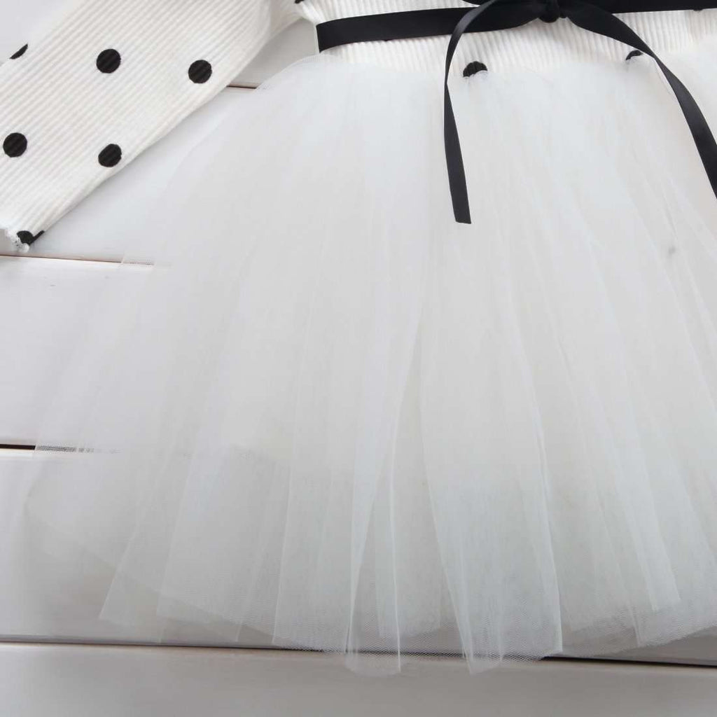 Baby Girls Spring Winter Long Sleeve Tutu Lace Dresses Infantil Newborn Party Clothes Casual Wear | Orazek UK Ltd