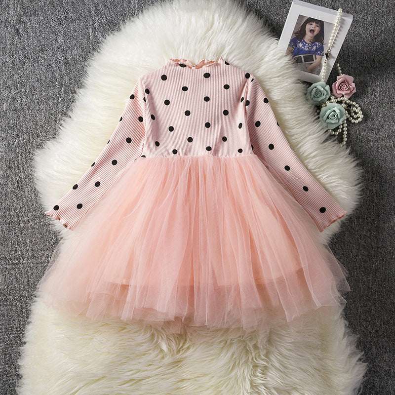 Baby Girls Spring Winter Long Sleeve Tutu Lace Dresses Infantil Newborn Party Clothes Casual Wear | Orazek UK Ltd