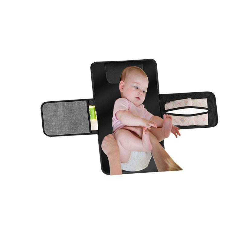 Baby Portable Foldable Washable Compact Travel Nappy Diaper Changing Mat Waterproof Baby Floor Mat Change Play Mat & Storage Bag | Orazek UK Ltd