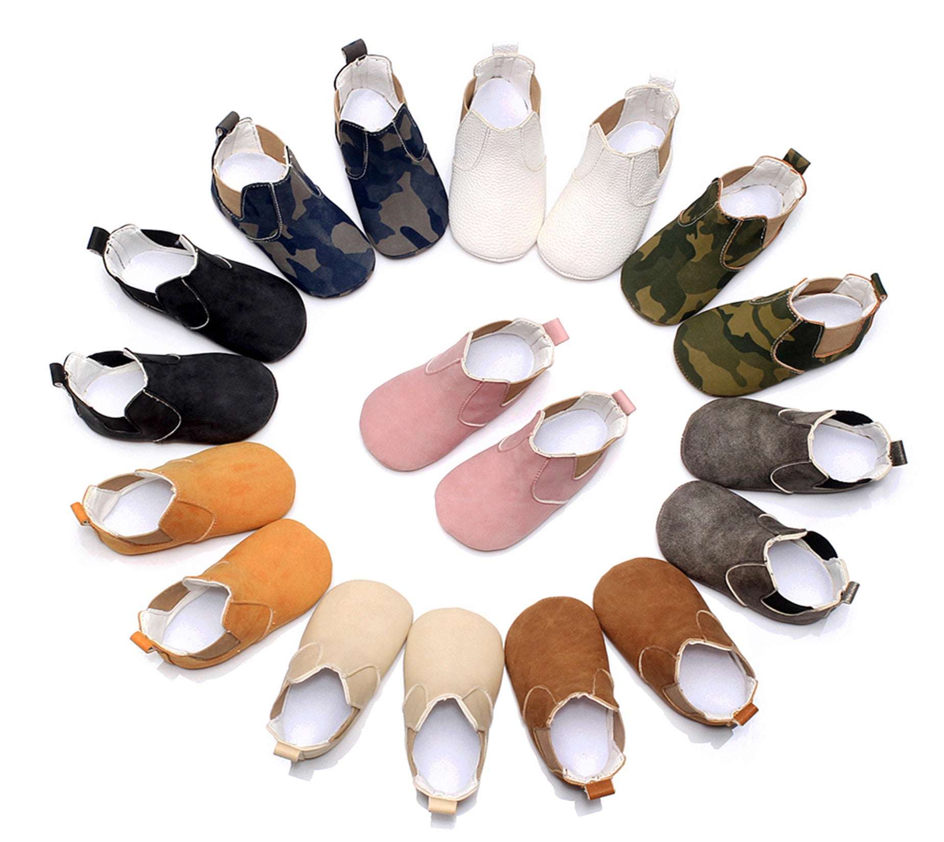 Baby Shoes Baby Xie Shoes Toddler Shoes Elastic PU Soft Shoes Children's Shoes | Orazek UK Ltd
