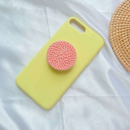 Bamboo Woven Telescopic Mobile Phone Folding Stand Gift Jewelry Accessories Orazek UK Ltd