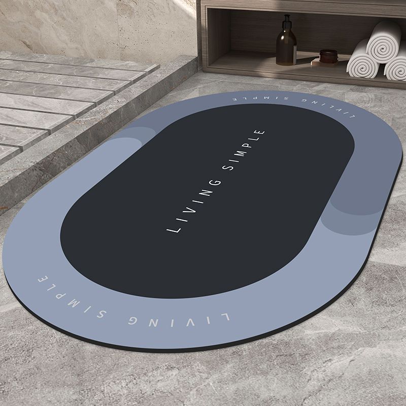Bath Mat Entrance Door Mat Super Absorbent Bathroom Mats Quick Drying Bathroom Carpet Modern Simple Non-Slip Floor Mats Home | Orazek UK Ltd